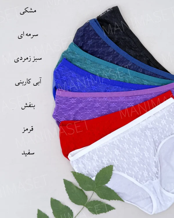 شورت زنانه جلو گیپور پشت نخ EMA - Image 2