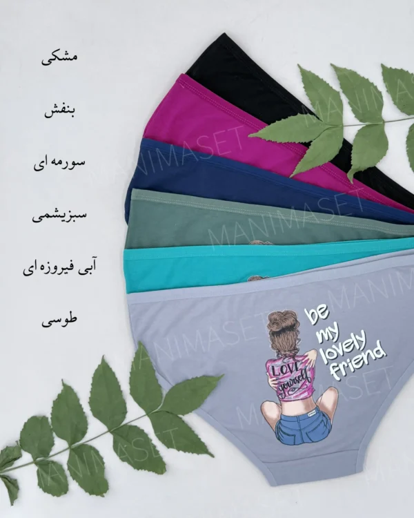 شورت پشت چاپی توتن طرح 7 سایز: L/XL - Image 3