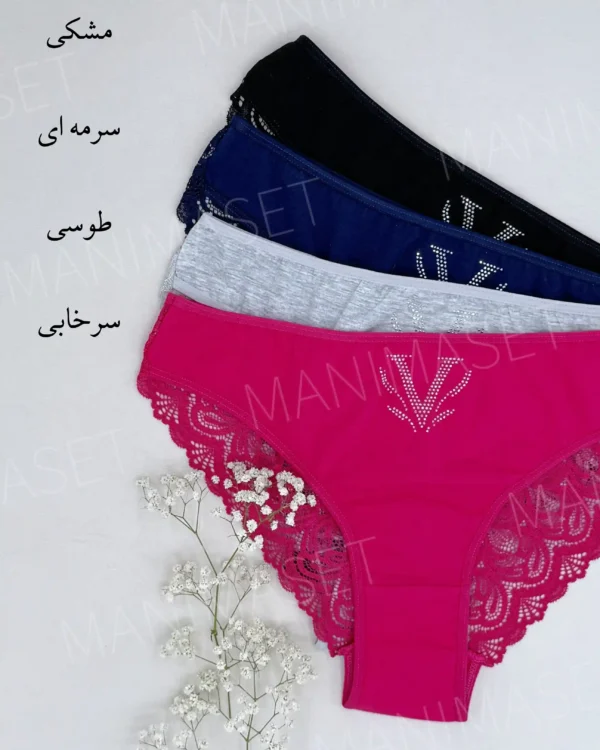 شورت نخ‌پنبه پشت گیپور ویلانوا - Image 2