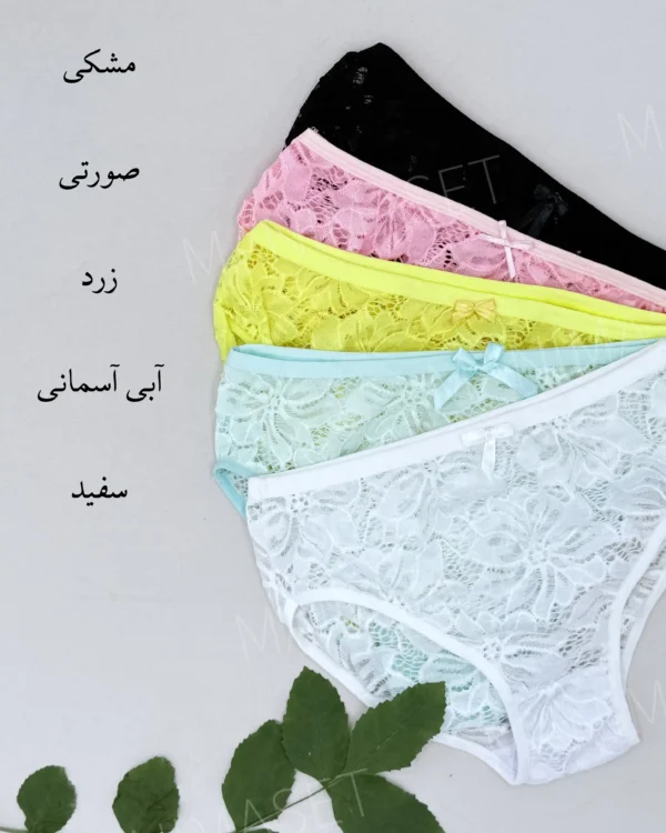 شورت فری سایز تمام گیپور کارن - Image 2