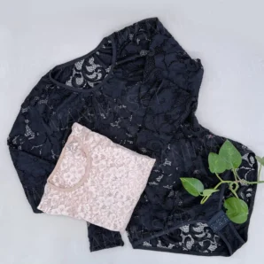 بادی یقه گرد گیپور طرحدار